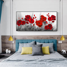 Lade das Bild in den Galerie-Viewer, Blume - voller runder Diamant - 100x50cm
