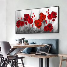 Lade das Bild in den Galerie-Viewer, Blume - voller runder Diamant - 100x50cm
