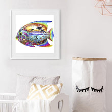 Lade das Bild in den Galerie-Viewer, Fisch Frauen - voller runder Diamant - 30x30cm
