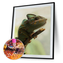 Lade das Bild in den Galerie-Viewer, Farbwechsel Tier - voller runder Diamant - 30x40cm
