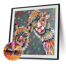 Lade das Bild in den Galerie-Viewer, Kamel - voller runder Diamant - 30x30cm
