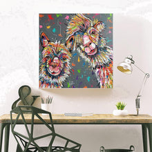 Lade das Bild in den Galerie-Viewer, Kamel - voller runder Diamant - 30x30cm
