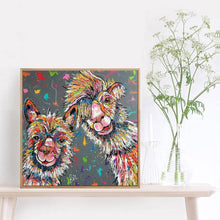 Lade das Bild in den Galerie-Viewer, Kamel - voller runder Diamant - 30x30cm
