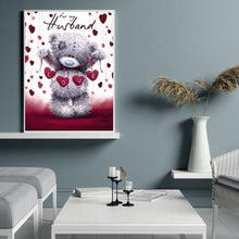 Lade das Bild in den Galerie-Viewer, Bär - voller runder Diamant - 30x40cm
