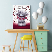 Lade das Bild in den Galerie-Viewer, Bär - voller runder Diamant - 30x40cm
