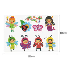Lade das Bild in den Galerie-Viewer, 8pcs-Tier Kids-Diy Handwerk Aufkleber
