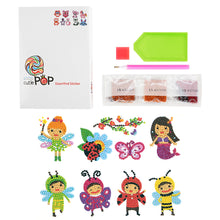 Lade das Bild in den Galerie-Viewer, 8pcs-Tier Kids-Diy Handwerk Aufkleber
