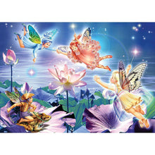 Lade das Bild in den Galerie-Viewer, Fee - voller runder Diamant - 30x40cm
