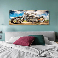Lade das Bild in den Galerie-Viewer, Motorrad - voller runder Diamant - 85x45cm

