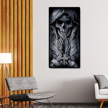 Lade das Bild in den Galerie-Viewer, Skelett beten - voller runder Diamant - 45x85cm
