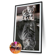 Lade das Bild in den Galerie-Viewer, Hund - voller runder Diamant - 45x85cm
