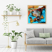 Lade das Bild in den Galerie-Viewer, Kaffee - voller runder Diamant - 30x30cm

