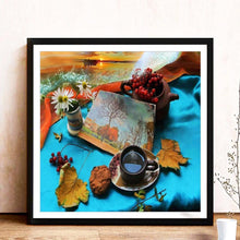 Lade das Bild in den Galerie-Viewer, Kaffee - voller runder Diamant - 30x30cm
