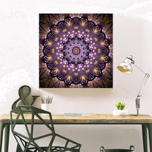 Lade das Bild in den Galerie-Viewer, Bunte Blume - voller runder Diamant - 30x30cm
