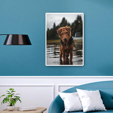 Lade das Bild in den Galerie-Viewer, Hund - voller runder Diamant - 30x40cm
