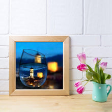 Lade das Bild in den Galerie-Viewer, Landschaft in der Tasse - voller runder Diamant - 25x25cm
