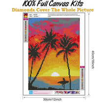 Lade das Bild in den Galerie-Viewer, Fantasy Natur - voller runder Diamant - 30x40cm
