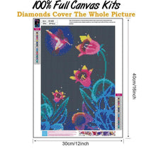 Lade das Bild in den Galerie-Viewer, Blütenblüten - voller runder Diamant - 30x40cm

