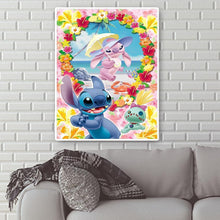 Lade das Bild in den Galerie-Viewer, Cartoon Hund Familie - voller runder Diamant - 40x50cm
