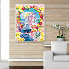 Lade das Bild in den Galerie-Viewer, Cartoon Hund Familie - voller runder Diamant - 40x50cm
