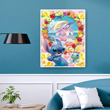 Lade das Bild in den Galerie-Viewer, Cartoon Hund Familie - voller runder Diamant - 40x50cm
