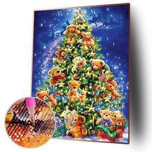 Lade das Bild in den Galerie-Viewer, Weihnachtsbaum - voller runder Diamant - 40x50cm

