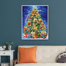 Lade das Bild in den Galerie-Viewer, Weihnachtsbaum - voller runder Diamant - 40x50cm
