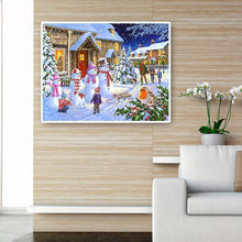 Lade das Bild in den Galerie-Viewer, Weihnachten - voller runder Diamant - 50x40cm
