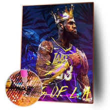 Lade das Bild in den Galerie-Viewer, Basketballspieler - voller Runder Diamant - 30x40cm
