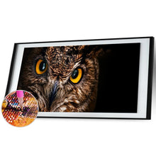 Lade das Bild in den Galerie-Viewer, Vogelauge - voller runder Diamant - 80x30cm
