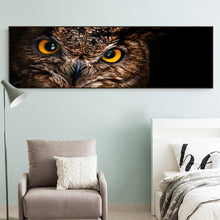 Lade das Bild in den Galerie-Viewer, Vogelauge - voller runder Diamant - 80x30cm
