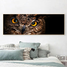 Lade das Bild in den Galerie-Viewer, Vogelauge - voller runder Diamant - 80x30cm
