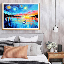 Lade das Bild in den Galerie-Viewer, Impressionist - runder runder Diamant - 30x40cm
