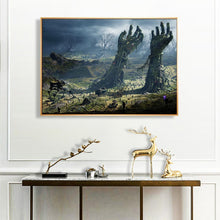 Lade das Bild in den Galerie-Viewer, Hände - voller runder Diamant - 40x30cm
