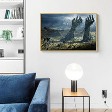 Lade das Bild in den Galerie-Viewer, Hände - voller runder Diamant - 40x30cm
