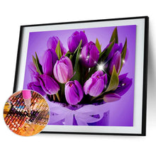 Lade das Bild in den Galerie-Viewer, Blumenraum - voller runder Diamant - 40x30cm
