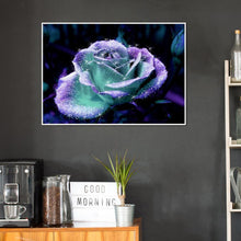 Lade das Bild in den Galerie-Viewer, Blumenraum - voller runder Diamant - 40x30cm

