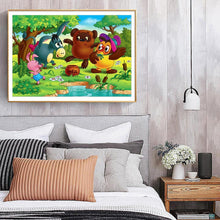 Lade das Bild in den Galerie-Viewer, Cartoon - voller runder Diamant - 40x30cm
