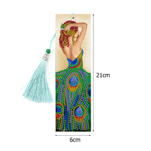 Lade das Bild in den Galerie-Viewer, 2pcs Pfau-DIY Diamond Painting Lesezeichen
