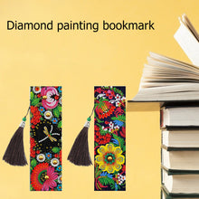 Lade das Bild in den Galerie-Viewer, 2pcs Blume-DIY Diamond Painting Lesezeichen
