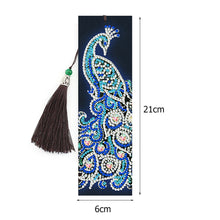 Lade das Bild in den Galerie-Viewer, 2pcs Pfau-DIY Diamond Painting Lesezeichen
