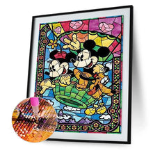 Lade das Bild in den Galerie-Viewer, Cartoon-Maus - voller quadratischer Diamant - 40x50cm

