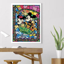 Lade das Bild in den Galerie-Viewer, Cartoon-Maus - voller quadratischer Diamant - 40x50cm
