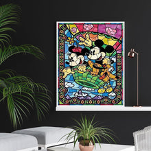 Lade das Bild in den Galerie-Viewer, Cartoon-Maus - voller quadratischer Diamant - 40x50cm
