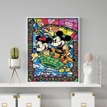 Lade das Bild in den Galerie-Viewer, Cartoon-Maus - voller quadratischer Diamant - 40x50cm
