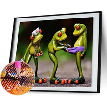 Lade das Bild in den Galerie-Viewer, Frogation - voller runder Diamant - 30x40cm
