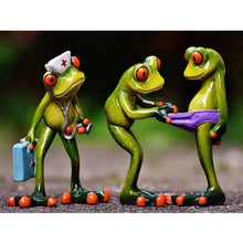 Lade das Bild in den Galerie-Viewer, Frogation - voller runder Diamant - 30x40cm
