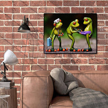 Lade das Bild in den Galerie-Viewer, Frogation - voller runder Diamant - 30x40cm
