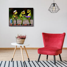 Lade das Bild in den Galerie-Viewer, Frogation - voller runder Diamant - 30x40cm
