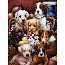 Lade das Bild in den Galerie-Viewer, Hund - voller quadratischer Diamant - 40x50cm
